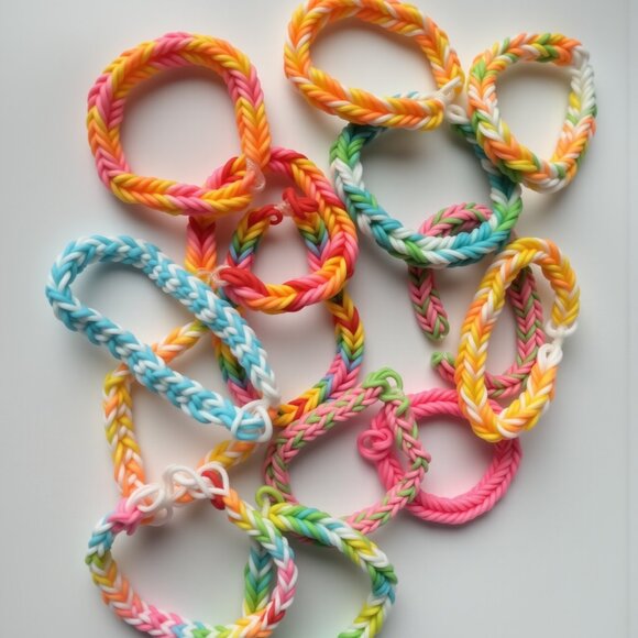 5 for $10! Handmade Rainbow Loom Bracelets ๐โจ - Picture 3 of 3